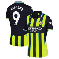 Erling Haaland Manchester City Women's 2024/25 Away Replica Player Jersey Discount - Navy