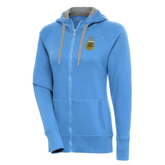 Argentina National Team Antigua Women's Victory Full-Zip Hoodie for sale - Powder Blue
