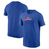 France National Team Team Wordmark Swoosh Core T-Shirt for sale - Royal