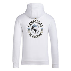 Argentina National Team 2024 Copa America Champions Pullover Hoodie for sale - White