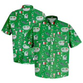 Mexico National Team Vive La Fete Impressions Artwork Button-Down Shirt for sale - Green