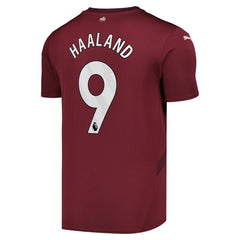 Erling Haaland Manchester City 2024/25 Third Replica Player Jersey Discount - Burgundy