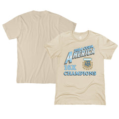 Argentina National Team 1863FC 16-Time Copa America Champions T-Shirt for sale - Cream