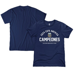 Argentina National Team 1863FC 2024 Copa America Champions T-Shirt for sale - Navy