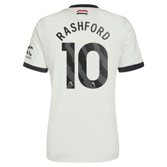 Marcus Rashford Manchester United Originals 2024/25 Third Replica Jersey Discount - Cream