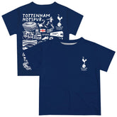 Tottenham Hotspur Vive La Fete Infant Impressions Artwork T-Shirt Sale - Navy