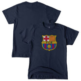Barcelona 1863FC Youth Color Badge T-Shirt on sale - Navy