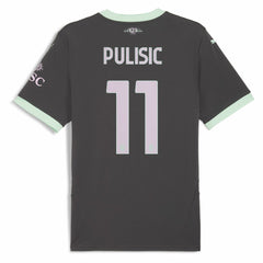 Christian Pulisic AC Milan 2024/25 Third Replica Player Jersey on sale - Charcoal