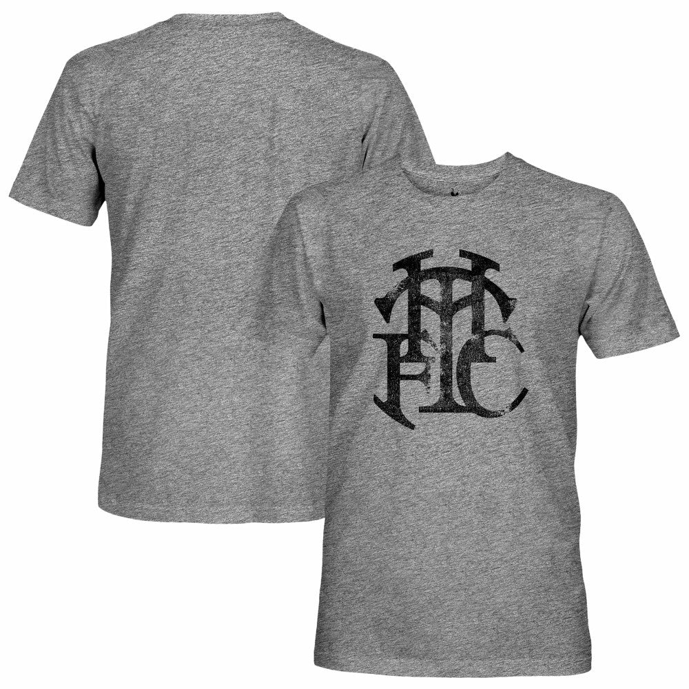Tottenham Hotspur 1863FC Retro Word Vintage Tri-Blend T-Shirt Sale - Heather Gray