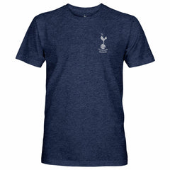 Tottenham Hotspur 1863FC Left Mono Badge Vintage Tri-Blend T-Shirt Sale - Navy