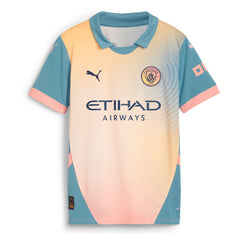Kevin De Bruyne Manchester City Youth 2024/25 Fourth Replica Player Jersey Discount - Blue