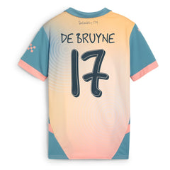 Kevin De Bruyne Manchester City Youth 2024/25 Fourth Replica Player Jersey Discount - Blue