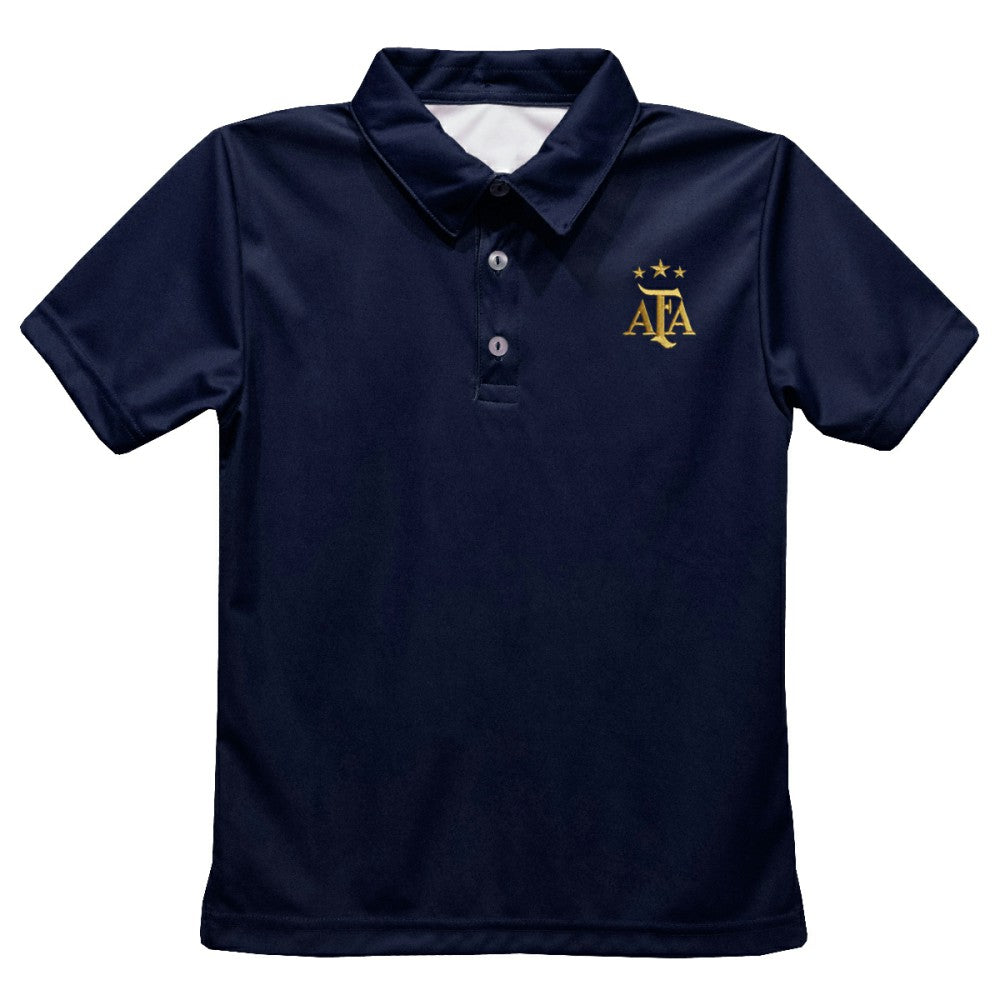 Argentina National Team Vive La Fete Youth Solid Polo for sale - Navy