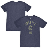 Club America 1863FC Team Arch Vintage Tri-Blend T-Shirt Discount - Navy