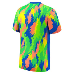 Brazil Women's National Team 2025 Academy Pro Pre-Match Performance Top for sale - Blue