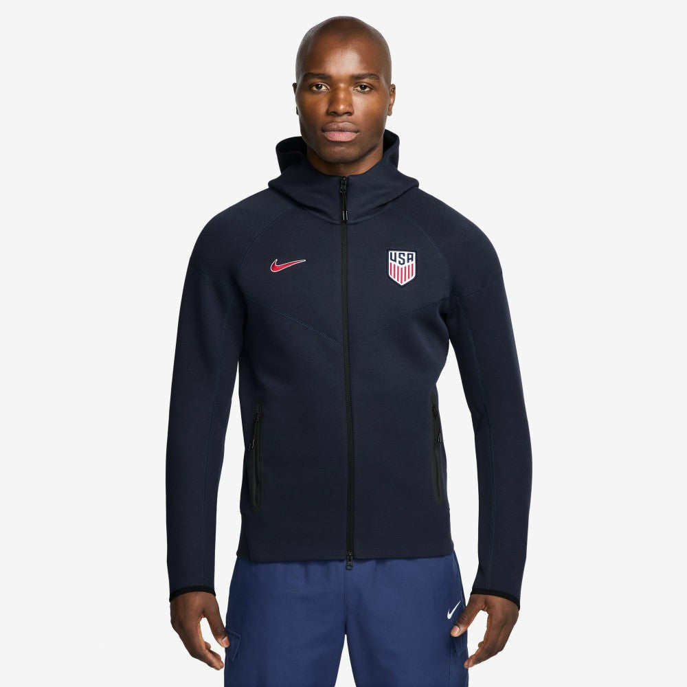 USMNT Tech Fleece Full-Zip Hoodie - Navy