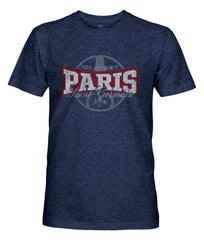 Paris Saint-Germain 1863FC Athletic Wordmark Vintage Tri-Blend T-Shirt on sale - Navy
