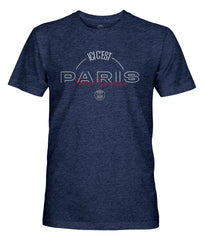 Paris Saint-Germain 1863FC Slogan Vintage Tri-Blend T-Shirt on sale - Navy