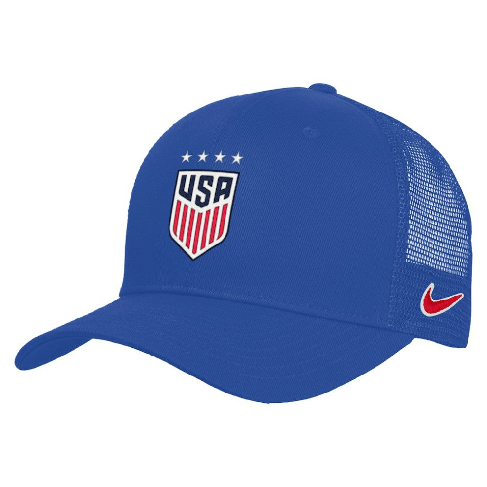 USWNT Unisex Rise Adjustable Trucker Hat on sale - Blue