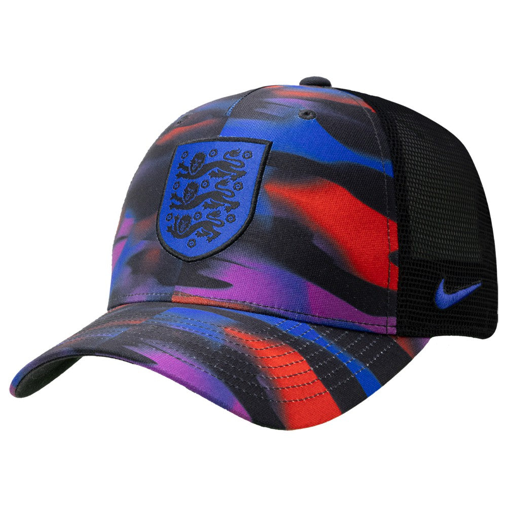 England National Team Unisex Rise Printed Trucker Adjustable Hat for sale - Black