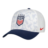 USWNT Unisex Rise Printed Trucker Adjustable Hat on sale - White