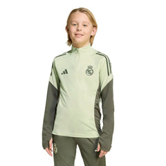 Real Madrid Youth 2025/26 Training AEROREADY Quarter-Zip Pullover Discount - Green