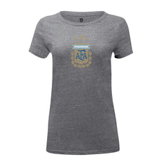 Argentina National Team 1863FC Women's Color Badge Tri-Blend T-Shirt for sale - Heather Gray