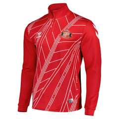 Sunderland Hummel Home Pre-Match Half Zip Sale - Red