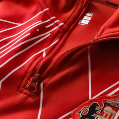 Sunderland Hummel Home Pre-Match Half Zip Sale - Red