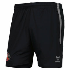 Sunderland Hummel Training Woven Shorts Sale - Black