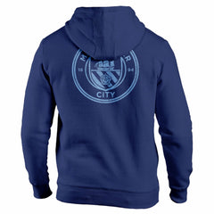 Manchester City 1863FC Wordmark Fleece Pullover Hoodie Discount - Navy