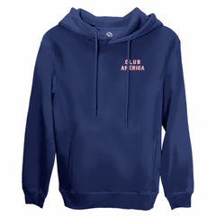 Club America 1863FC Wordmark Fleece Pullover Hoodie Discount - Navy