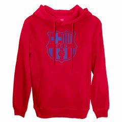 Barcelona 1863FC Mono Badge Fleece Pullover Hoodie on sale - Red