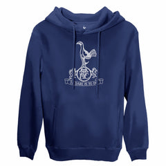 Tottenham Hotspur 1863FC Mono Badge Fleece Pullover Hoodie Sale - Navy