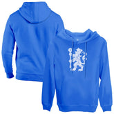 Chelsea 1863FC Lion Glyph Fleece Pullover Hoodie on sale - Blue