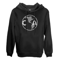 Club America 1863FC Retro Badge Pullover Hoodie Discount - Black