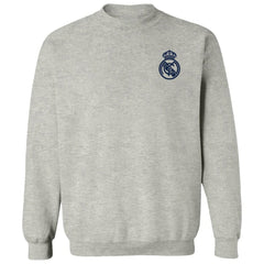 Real Madrid Vive La Fete Women's Impressions Artwork Pullover Sweatshirt Discount - Gray