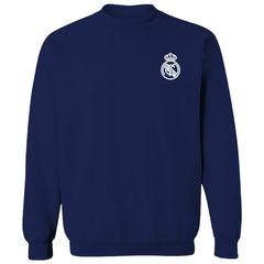 Real Madrid Vive La Fete Women's Impressions Artwork Pullover Sweatshirt Discount - Navy