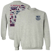 Barcelona Vive La Fete Women's Impressions Artwork Pullover Sweatshirt on sale - Gray