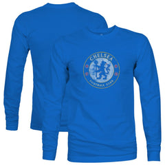 Chelsea 1863FC Color Badge Long Sleeve T-Shirt on sale - Blue