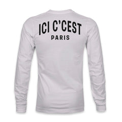Paris Saint-Germain 1863FC Back Team Arch Long Sleeve T-Shirt on sale - Gray
