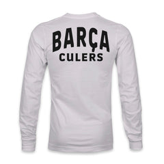 Barcelona 1863FC Back Team Arch Long Sleeve T-Shirt on sale - Gray