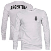 Argentina National Team 1863FC Back Team Arch Long Sleeve T-Shirt for sale - Gray