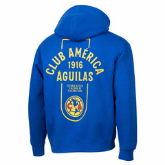 Club America Sport Design Sweden Streetwear Relaxed Pullover Hoodie Discount - Royal