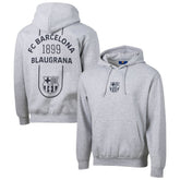 Barcelona Sport Design Sweden Streetwear Relaxed Pullover Hoodie on sale - Heather Gray