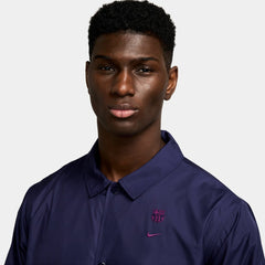 Barcelona Club Coaches Full-Snap Jacket on sale - Navy