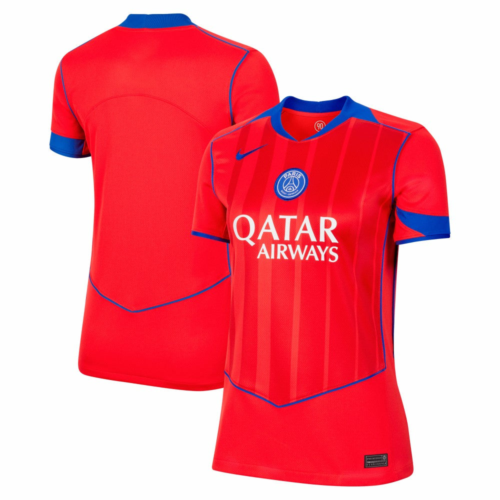 Paris Saint-Germain Women's 2025/26 Third Replica Jersey on sale - Red