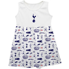 Tottenham Hotspur Vive La Fete Girls Infant Impressions Artwork Tank Top Dress Sale - White