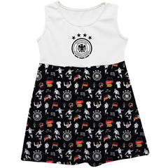 Germany National Team Vive La Fete Girls Toddler Impressions Artwork Tank Top Dress for sale - Black