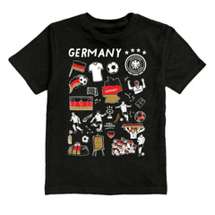 Germany National Team Vive La Fete Toddler Impressions Artwork T-Shirt for sale - Black